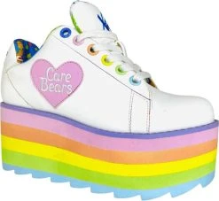 YRU Lala Care Bears [White/Pastel] | PLATFORMS*